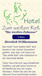 Mobile Screenshot of hotel-zum-weissen-ross.de