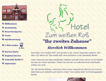 Tablet Screenshot of hotel-zum-weissen-ross.de